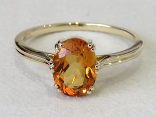 9k Yellow Gold 1.71ct Citrine Ring