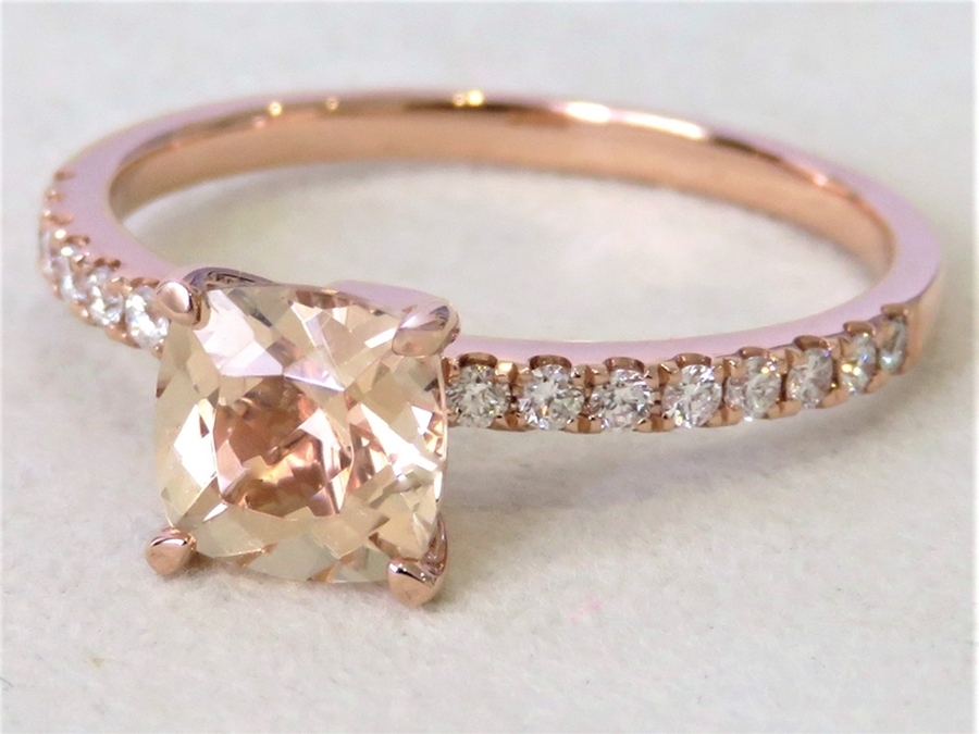 Affordable Natural Gemstone and Diamond Engagement Ring