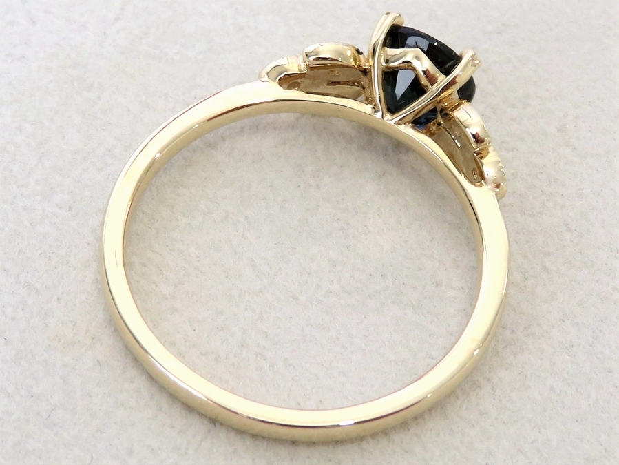 Teal Sapphire Engagement Ring CL Jewellery NZ